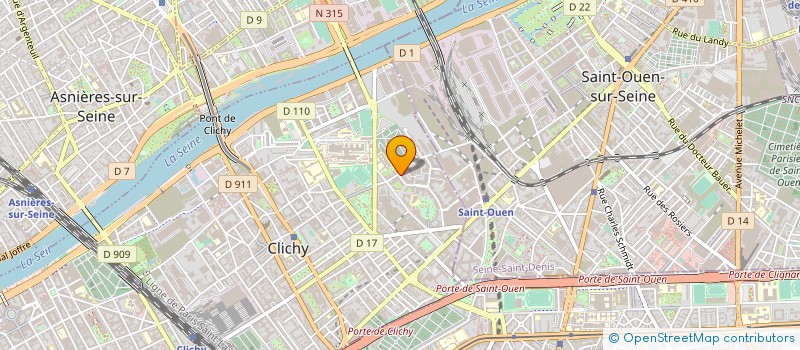 localisation de l'entreprise SOGECOP à CLICHY