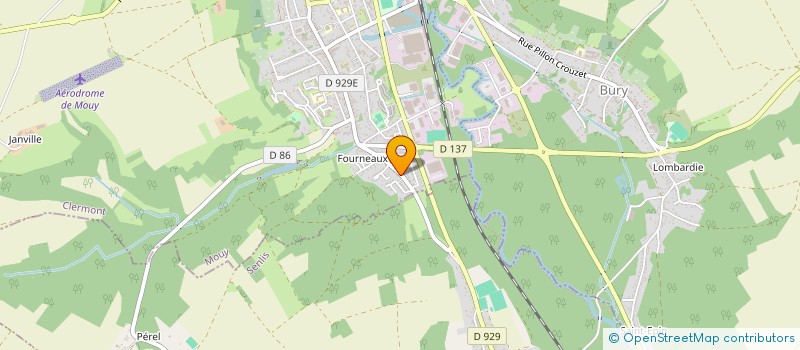 localisation de l'entreprise SOGECOR  MOUY