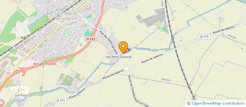 localisation de l'entreprise SOGECORP à SAINT-MARCEL-LES-VALENCE