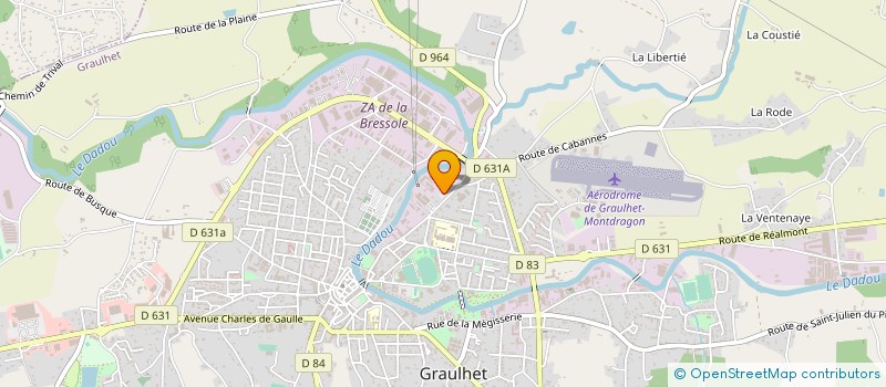 localisation de l'entreprise SOGECUIR à GRAULHET
