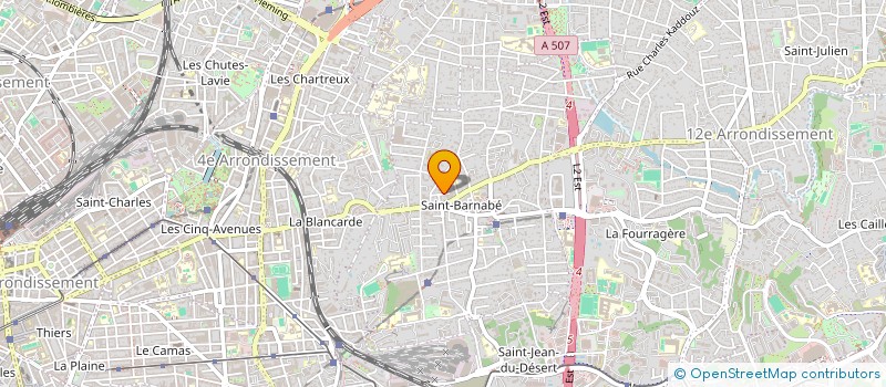 localisation de l'entreprise SOGEDA SOCIETE DE GESTION DECHELOTTE ET ASSOCIES à MARSEILLE