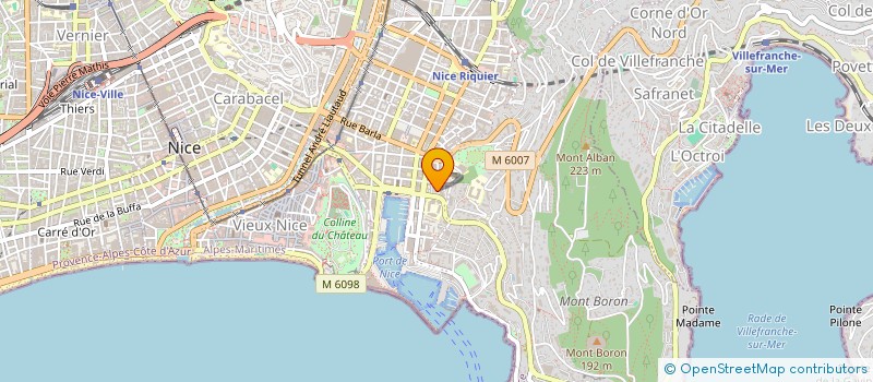 localisation de l'entreprise SOGEDAMPRO GESTION A.M PROVENC à NICE