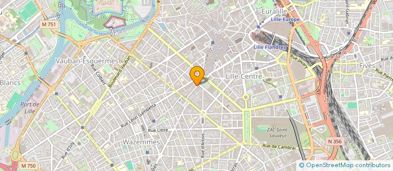 localisation de l'entreprise SOGEDAN à LILLE