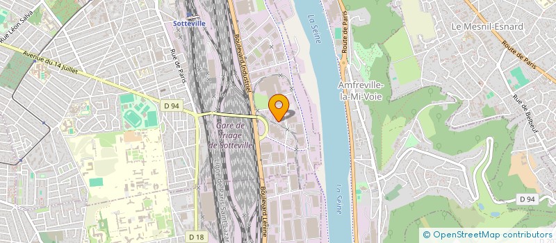 localisation de l'entreprise SOGEDEP  SOTTEVILLE-LES-ROUEN