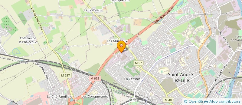 localisation de l'entreprise SOGEDEX à LAMBERSART
