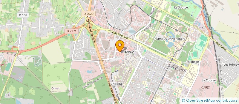 localisation de l'entreprise SOGEDIAM  OLIVET