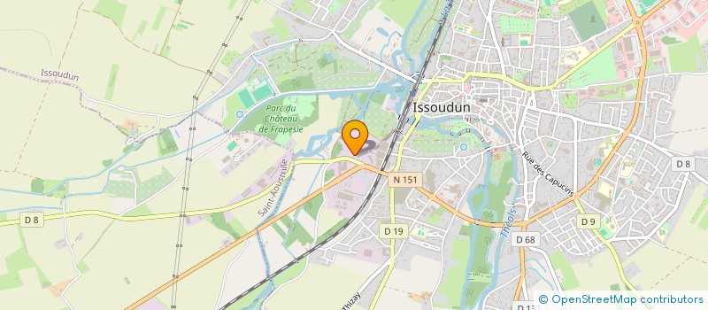 localisation de l'entreprise SOGEDIC GROUPE LANDAIS à ISSOUDUN