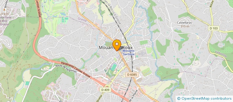 localisation de l'entreprise SOGEDIM à MOUANS-SARTOUX