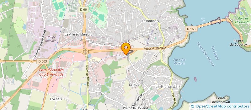 localisation de l'entreprise SOGEDINAN  LA RICHARDAIS