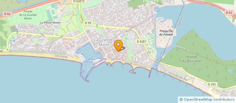 localisation de l'entreprise SOGEDIS  LA GRANDE-MOTTE
