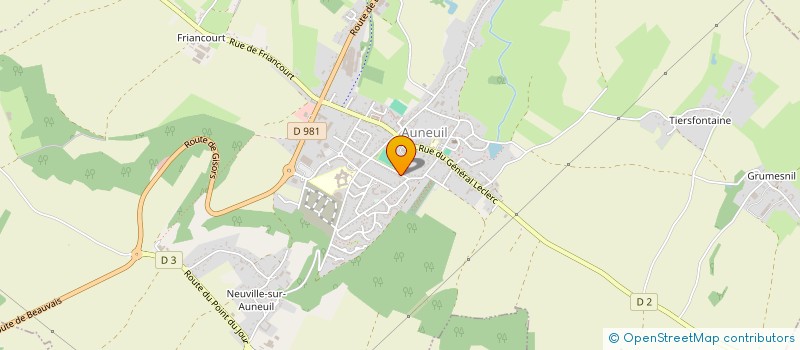 localisation de l'entreprise SOGEEX  AUNEUIL