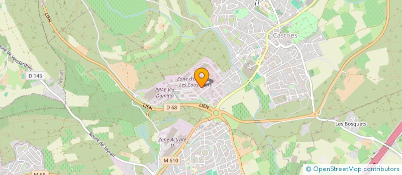 localisation de l'entreprise SOGEFER  LUNEL-VIEL