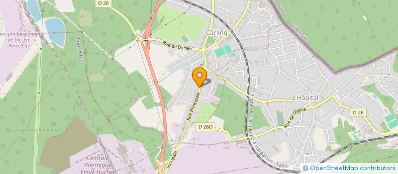 localisation de l'entreprise SOGEFI à CARLING