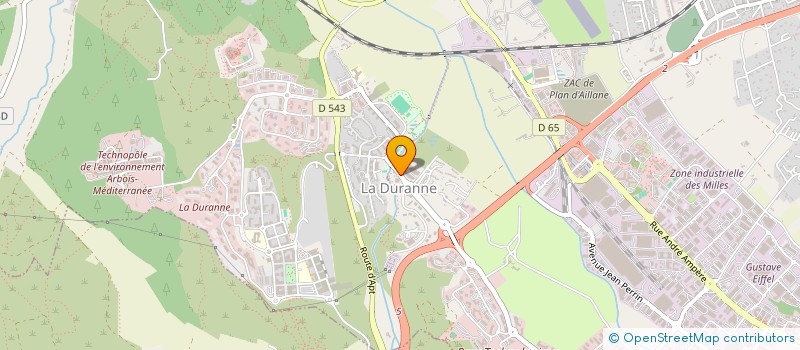 localisation de l'entreprise SOGEFI à AIX-EN-PROVENCE