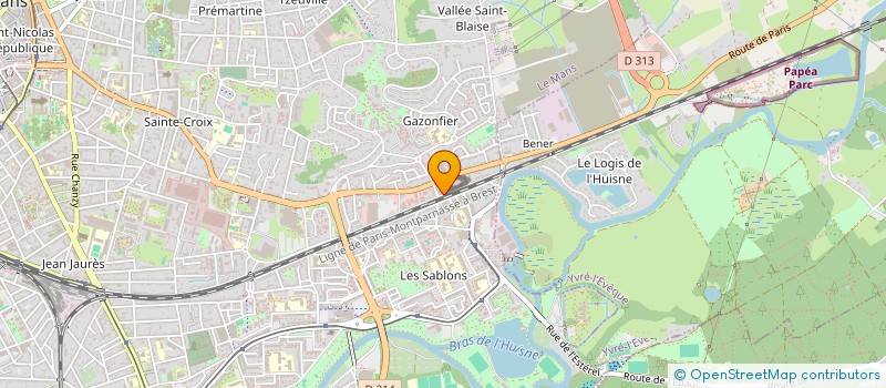 localisation de l'entreprise SOGEFI à LE MANS