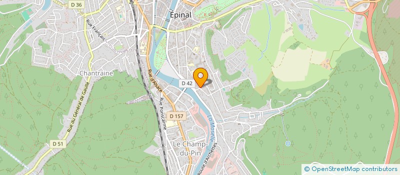 localisation de l'entreprise SOGEFIC à EPINAL