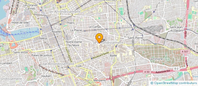 localisation de l'entreprise SOGEFIM à MARSEILLE