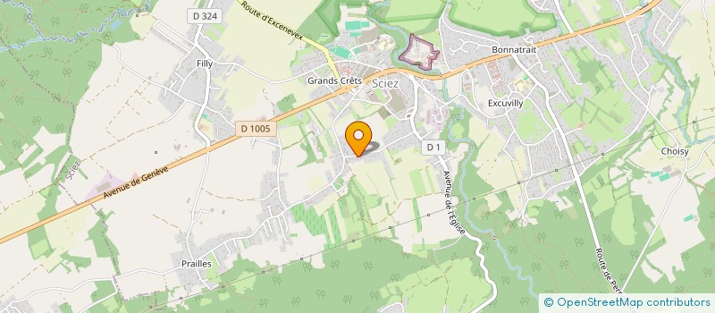 localisation de l'entreprise SOGEFIM SARL à SCIEZ
