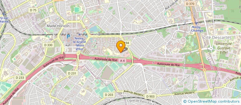 localisation de l'entreprise SOGEFIN FRANCE à NOISY-LE-GRAND