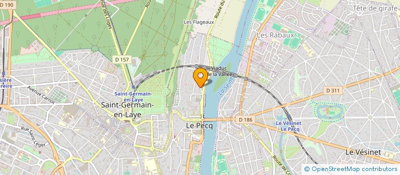 localisation de l'entreprise SOGEFIP  LE PECQ