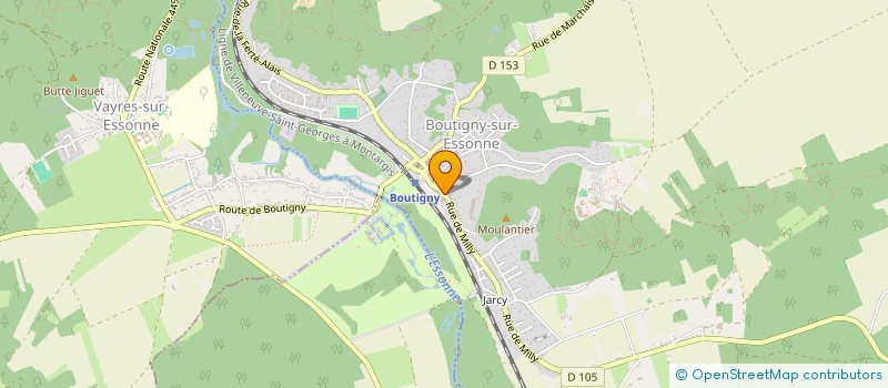 localisation de l'entreprise SOGEFRA à BOUTIGNY-SUR-ESSONNE