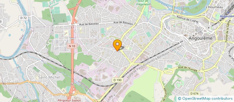 localisation de l'entreprise SOGEIC SYSTEM à ANGOULEME