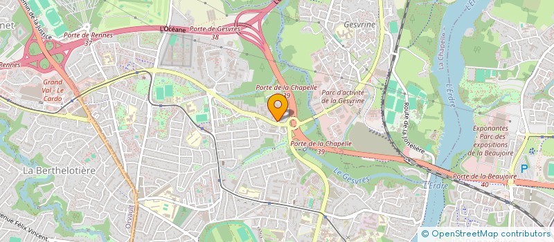 localisation de l'entreprise SOGELAB à NANTES