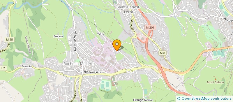 localisation de l'entreprise SOGELAM à ROCHE-LA-MOLIERE