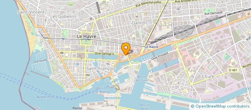 localisation de l'entreprise SOGELIA à LE HAVRE