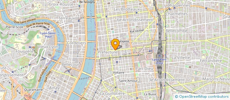 localisation de l'entreprise SOGELIM à LYON