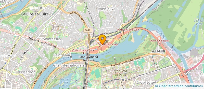 localisation de l'entreprise SOGELINK GROUP  CALUIRE-ET-CUIRE