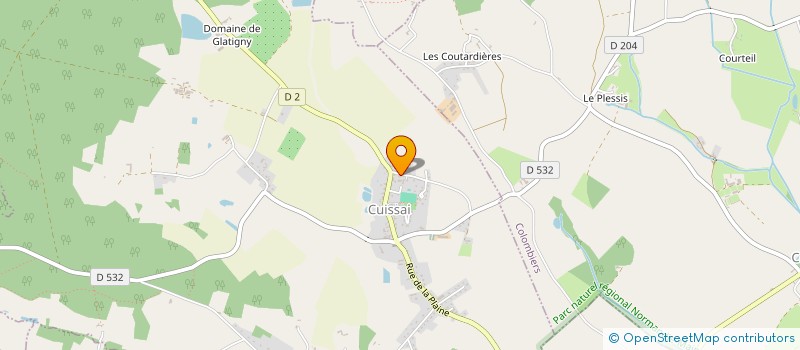 localisation de l'entreprise SOGELLIA à CUISSAI