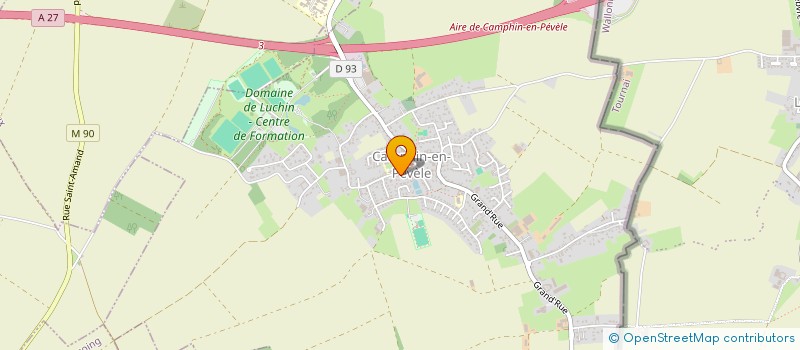 localisation de l'entreprise SOGELUB à CAMPHIN-EN-PEVELE
