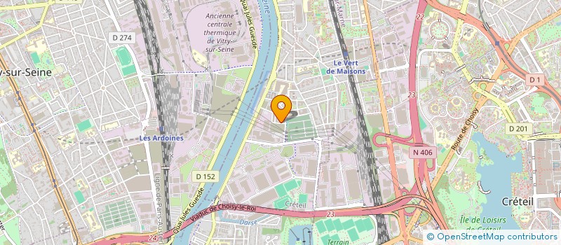localisation de l'entreprise SOGELY à ALFORTVILLE