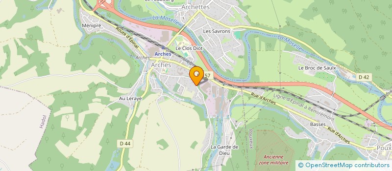 localisation de l'entreprise SOGEM à ARCHES