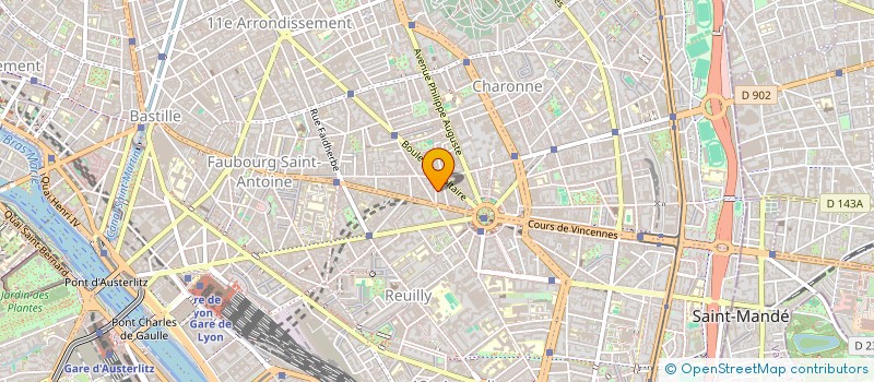 localisation de l'entreprise SOGEM INDUSTRIE à PARIS