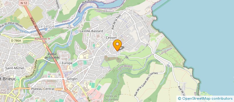 localisation de l'entreprise SOGEM INVEST à SAINT-BRIEUC