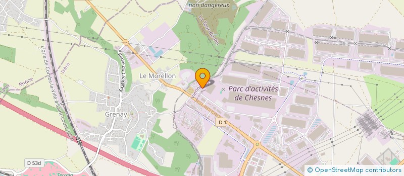 localisation de l'entreprise SOGEMA à GRENAY