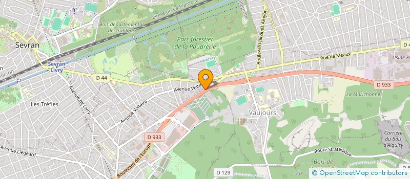 localisation de l'entreprise SOGEMA à LIVRY-GARGAN