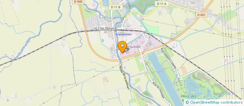 localisation de l'entreprise SOGEMA LITTORAL à GRAVELINES