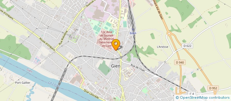 localisation de l'entreprise SOGEMA SARL  GIEN