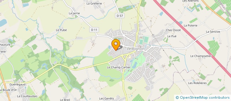 localisation de l'entreprise SOGEMAR (SOCIETE DE GESTION DE MARCHES COMMUNAUX) à MONTBERT