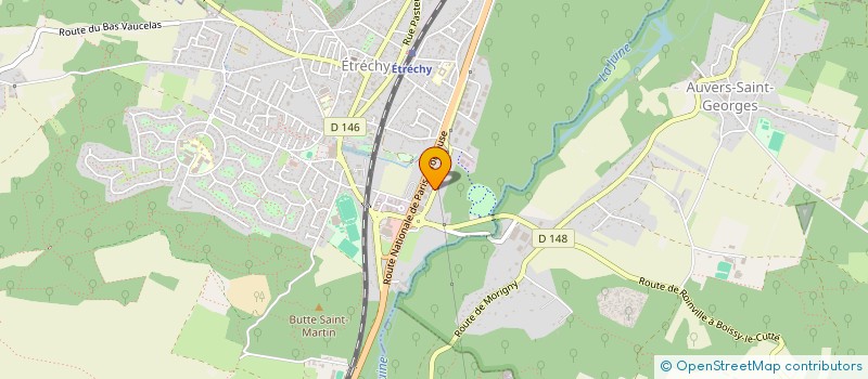 localisation de l'entreprise SOGEMAT à ETRECHY