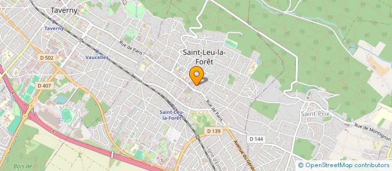 localisation de l'entreprise SOGEMAT à SAINT-LEU-LA-FORET