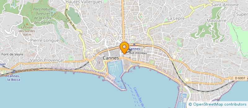 localisation de l'entreprise SOGEMER à CANNES
