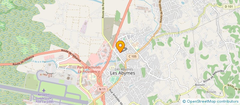 localisation de l'entreprise SOGEMOD  LES ABYMES