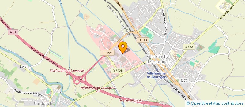 localisation de l'entreprise SOGEN à VILLEFRANCHE-DE-LAURAGAIS