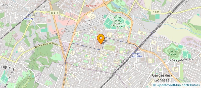 localisation de l'entreprise SOGENCO à SARCELLES