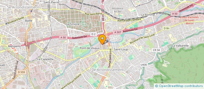 localisation de l'entreprise SOGENECC à MARSEILLE