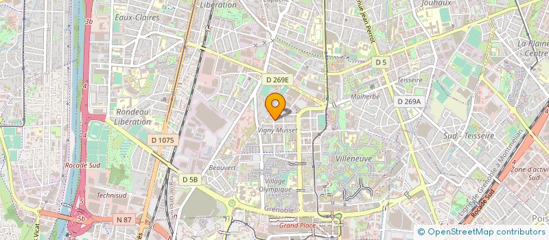 localisation de l'entreprise SOGENET à GRENOBLE
